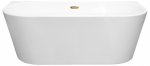 Vann, teisaldatav Besco Vica New, 80 cm x 170 cm x 60.5 cm, valge