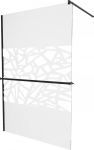 Du&scaron;isein Mexen Kioto+ Walk-In, 130 cm x 200 cm, must