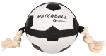 M&auml;nguasi koerale, pall Flamingo Matchball 5345415, 50 cm, &Oslash; 19 cm, valge/must, 19 cm