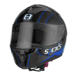 Mootorratta kiiver Speed Race II, L, sinine/must