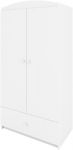 Laste riidekapp Kocot Kids Babydreams, valge v., 90 cm x 52 cm x 175.5 cm