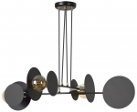 Valgusti rippuv Emibig Idea 4, E27, 4 x 15 W, must v.