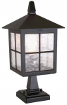Vabalt seisev v&auml;lisvalgusti Elstead Lighting Winchester, 60W, E27, IP44, must v., 18.5 cm x 41 cm
