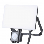 Prožektor ilma liikumisandurita, seinakinnitus Milagro, 30 W, 3000 lm, 5000 &deg;K, IP44, must