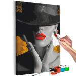 Maalimine numbrite j&auml;rgi Artgeist Elegant Woman MA_0422, mitmev&auml;rviline, 40 x 60 cm