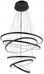 Valgusti rippuv AZzardo Wheel AZ2923, LED, 3000 &deg;K, 6 x 23.3 W, must v.