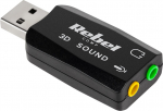 Helikaart Rebel USB 5.1 Quer KOM0638, must v.