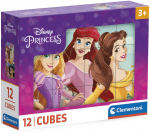 Klotsid Clementoni Disney Princess, mitmev&auml;rviline, 12 tk