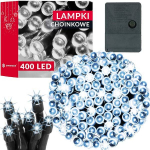 J&otilde;ulutuled Springos CL0402, 27.5 m, k&uuml;lm valge, 400 LED