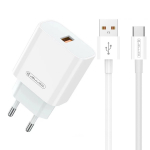 Reisilaadija Jellico AK-165, USB Type C/USB Type A, 100 cm, valge v., 22.5 W