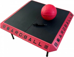 M&auml;ngukomplekt Boardball, 85 cm x 85 cm, must/punane