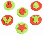 Templite komplekt Eduplay Christmas 370020, punane/roheline