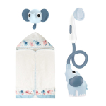 Vannitoa m&auml;nguasjade komplekt, elevant Yookidoo, sinine