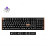 Juhtmevaba m&auml;nguklaviatuur Keychron K10 HE Special Edition Wireless K10H-F1 Gateron Double-Rail Magnetic Nebula, Inglise (US), must v.