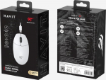 Juhtmevaba m&auml;nguhiir Havit MS1039W, 2.4ghz wireless / usb, valge v.