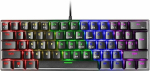 Juhtmega m&auml;nguklaviatuur Mars Gaming MK60BUS Blue Switch, Inglise (US), must v.