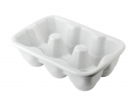 Serveerimistaldrik, munade jaoks Mondex Basic, 16.8 cm x 11.5 cm x 5 cm, valge v., portselan