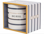 Tass Big Boss, sinine/valge, 0.35 l