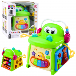 Arendav kuubik, krokodill Lean Toys, 20 cm, roheline