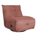 Allalastava seljatoega tugitoolid Home4you Win-Win, roosa v., 95 cm x 80 cm x 90 cm