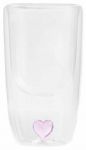 Topeltseinaga klaas Homla Corazon 234274, l&auml;bipaistev v., 0.35 l
