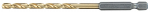 Metallist puur Makita D-15827, metall, hss-tin, hex 1/4, 8 mm x 11.7 cm