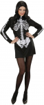 Kost&uuml;&uuml;m t&auml;iskasvanutele Widmann Skeleton Girl, valge v./must v., L (kahjustatud pakend)