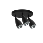 Valgusti lauavalgusti Light Prestige Campana, GU10, 3 x 8 W, must v.