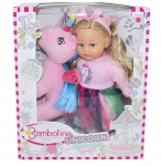 Nukk aksessuaaridega Bambolina Unicorn Dreams BD1260, 35 cm, roosa v.