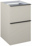 Rippuv vannitoakapp Elita Look 40 2DR, fume matt v., 44.9 cm x 40 cm x 63.5 cm