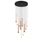 Valgusti lagi Trio Fiato, LED, 2300 - 4000 &deg;K, 11 x 3 W, pruun v./beež v.