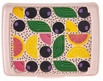 Konteiner toidu jaoks Keeeper Carla Fruits, 0.5 l, 17 cm x 13 cm, roosa v.