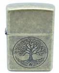 Tulemasin Zippo 29149 Tree of Life, messingi v.