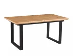 S&ouml;&ouml;gilaud pikendatav Umberto II, tamm v./must v., 160 - 220 cm x 90 cm x 76 cm