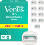 Asendusterad raseerijatele Gillette Venus Pro Comfortglide Sensitive, 10 tk