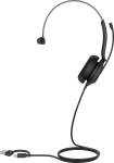 Juhtmega k&otilde;rvaklapid Yealink UH35 Mono Teams USB-C/A 1308165, must v.