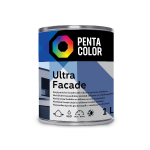Fassaadiv&auml;rv Pentacolor Ultra Facade, valge v., 1 l