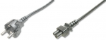 Juhe Assmann Schuko, IEC C5, 0.75 m, must v.