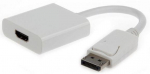 Adapter Gembird Displayport to HDMI Displayport, HDMI female, 10 m, valge