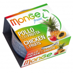 Kassi m&auml;rgtoit Monge Fruits, kanaliha/puuviljad, 0.08 kg