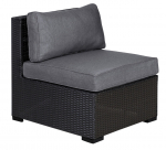 Aiadiivan Home4you Sevilla, must v., 67 cm x 76.5 cm x 74.5 cm