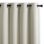 Pimendav kardin Restilo Blackout, kreemjasvalge, 140 cm x 270 cm