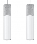 Valgusti rippuv Sollux Borgio 2 5903282706477, GU10, 2 x 40 W, valge v.