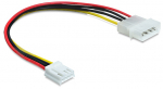 Juhe Delock 83184 4 pin Molex female, Floppy 4pin, 0.24 m