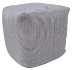Tumba Home4you Mitsu-Mitsu P0066305, valge v./must v., 55 cm x 55 cm x 45 cm
