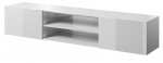 TV-laud Cama Meble Slide, valge v., 200 cm x 40 cm x 37 cm