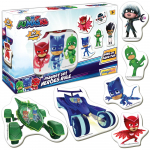 Magnetm&auml;nguasi Lean Toys PJ Masks, mitmev&auml;rviline, 20 tk