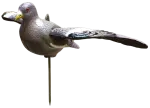Aiakuju "Lind" Besk Garden Bird 4750959113097, 12 cm x 17 cm x 85 cm, pruun v./hall v.