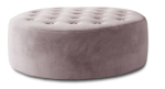 Tumba Monty Mat Velvet 63, heleroosa v., 70 cm x 70 cm x 28 cm