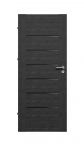 Siseukseleht Domoletti Sonata, vasakpoolne, antratsiit tamm v., 203.5 x 74.4 x 4 cm